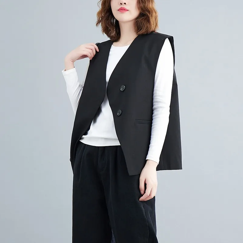 Женский саржевый жилет большого размера классический золотистый черный топ без