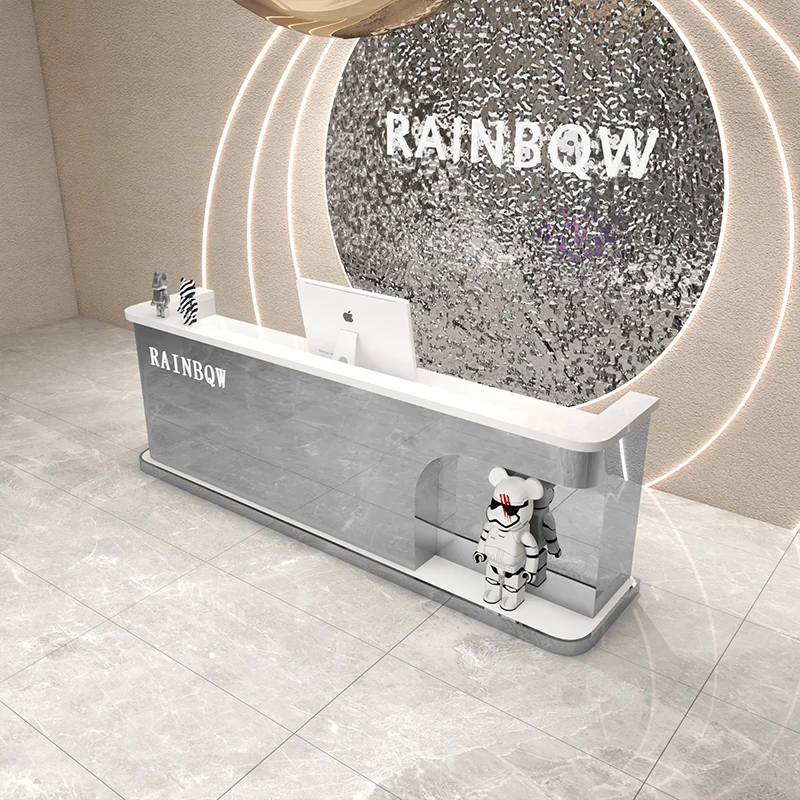 Стойка регистрации для салона красоты столы хранения оформления заказа подиум