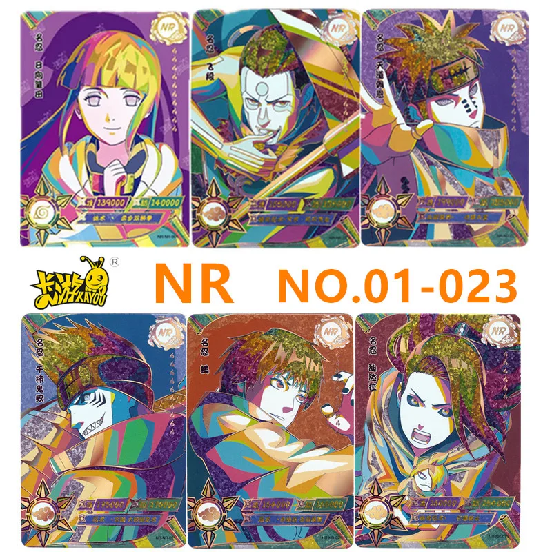 Карточка с героями аниме «Наруто», коллекционная карточка NR, полная серия, женская книга Tiandao Payne, Детская игрушечная карточка, Рождественский подарок