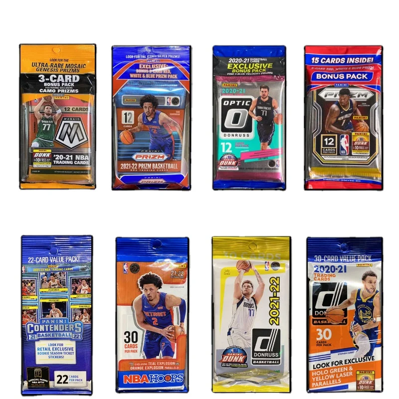 

Panini Prizm Mega Basketball NBA Star Card Ticket Hoops Prizm Optic Hobby Star Card Collection Figures Flash Board Gift