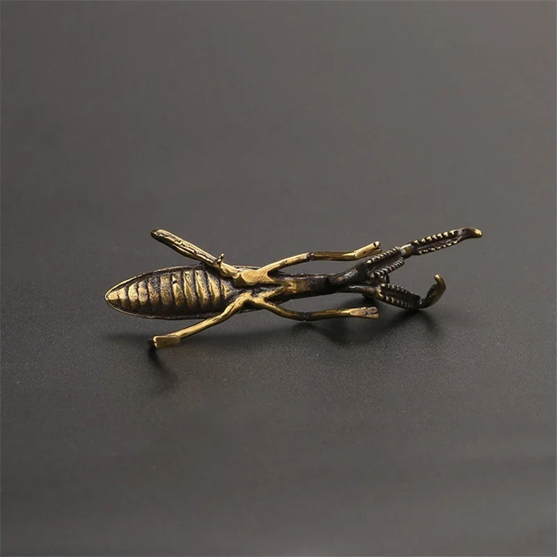 Медный мантис миниатюрный орнамент винтажные аксессуары для декоративных
