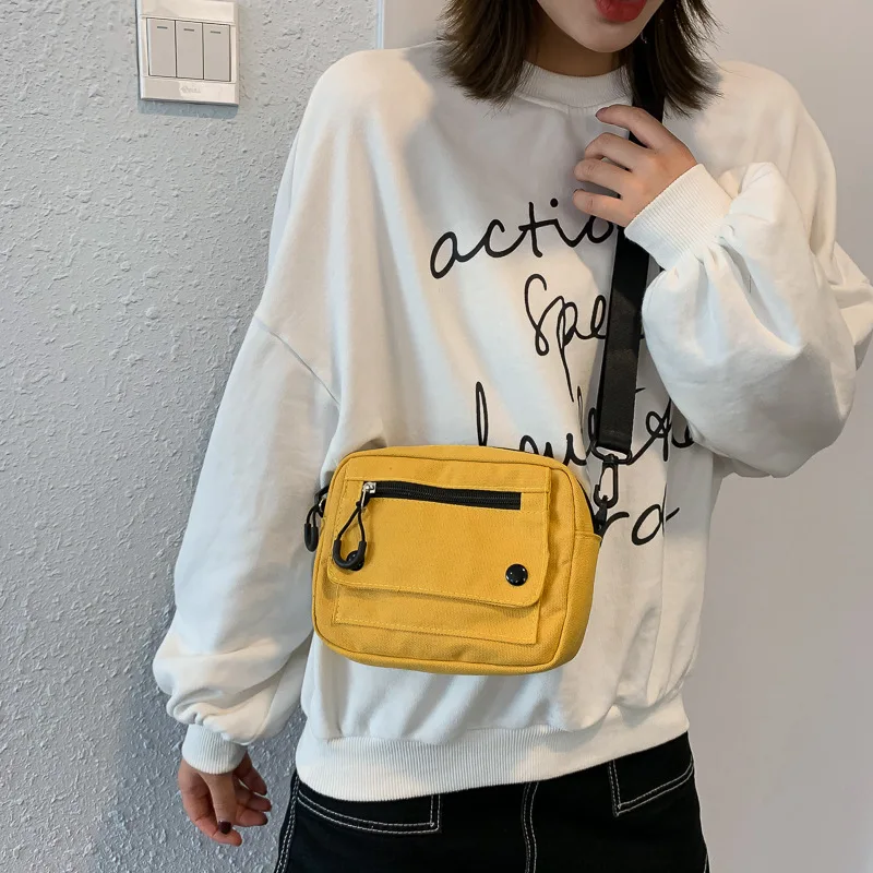 

Women Canvas Bag Japan Style Girl Small Bag Shoulder Bags Female Messenger Crossbody Student Bag Purse Phone Bag сумка женская