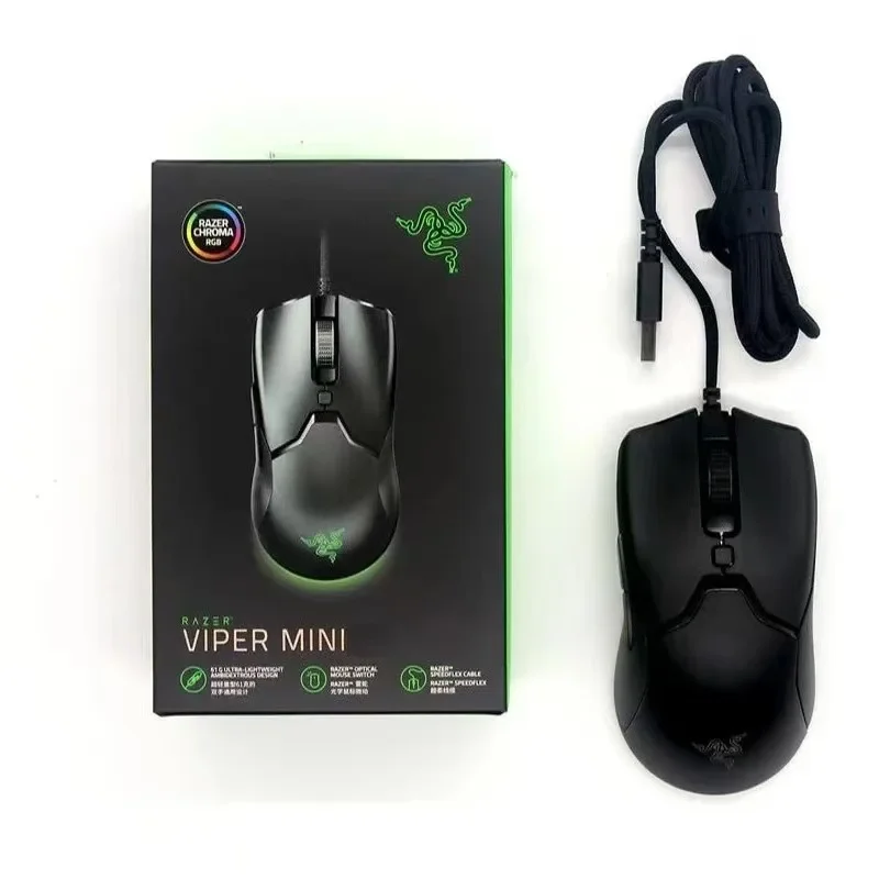 Проводная Игровая Мышь Razer Viper Специальное Издание Оптический Датчик 8500 Точек На