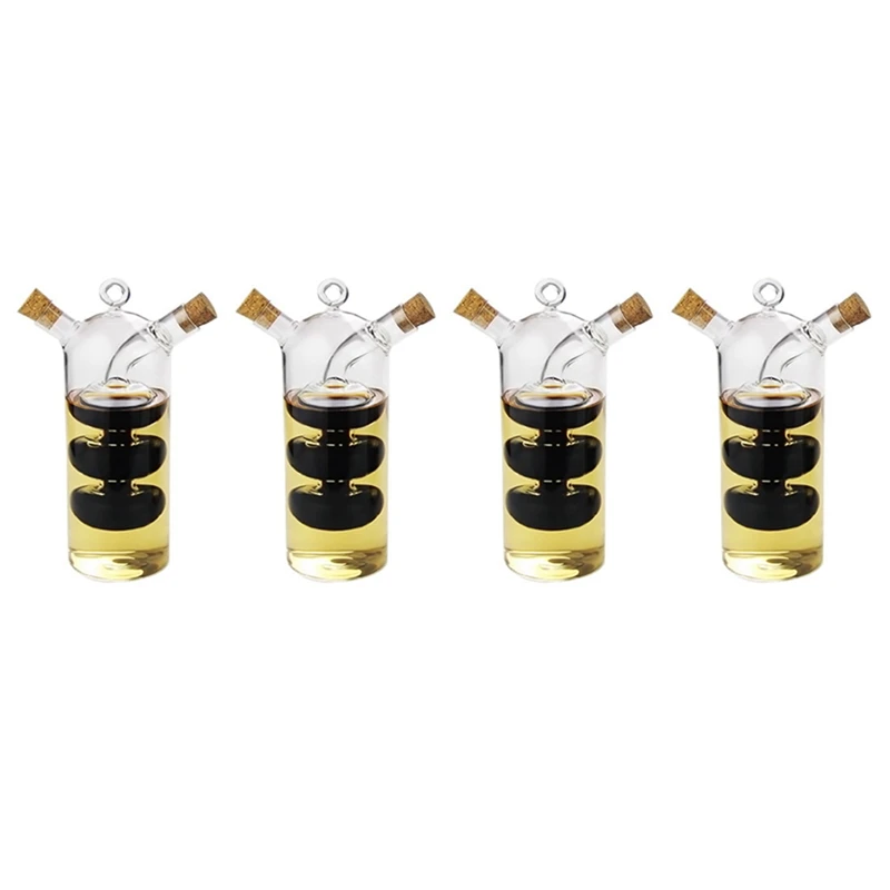 

NEW-4X 2 в 1, двухслойная бутылка, масло для соуса, приправа, герметичное кухонное хранилище