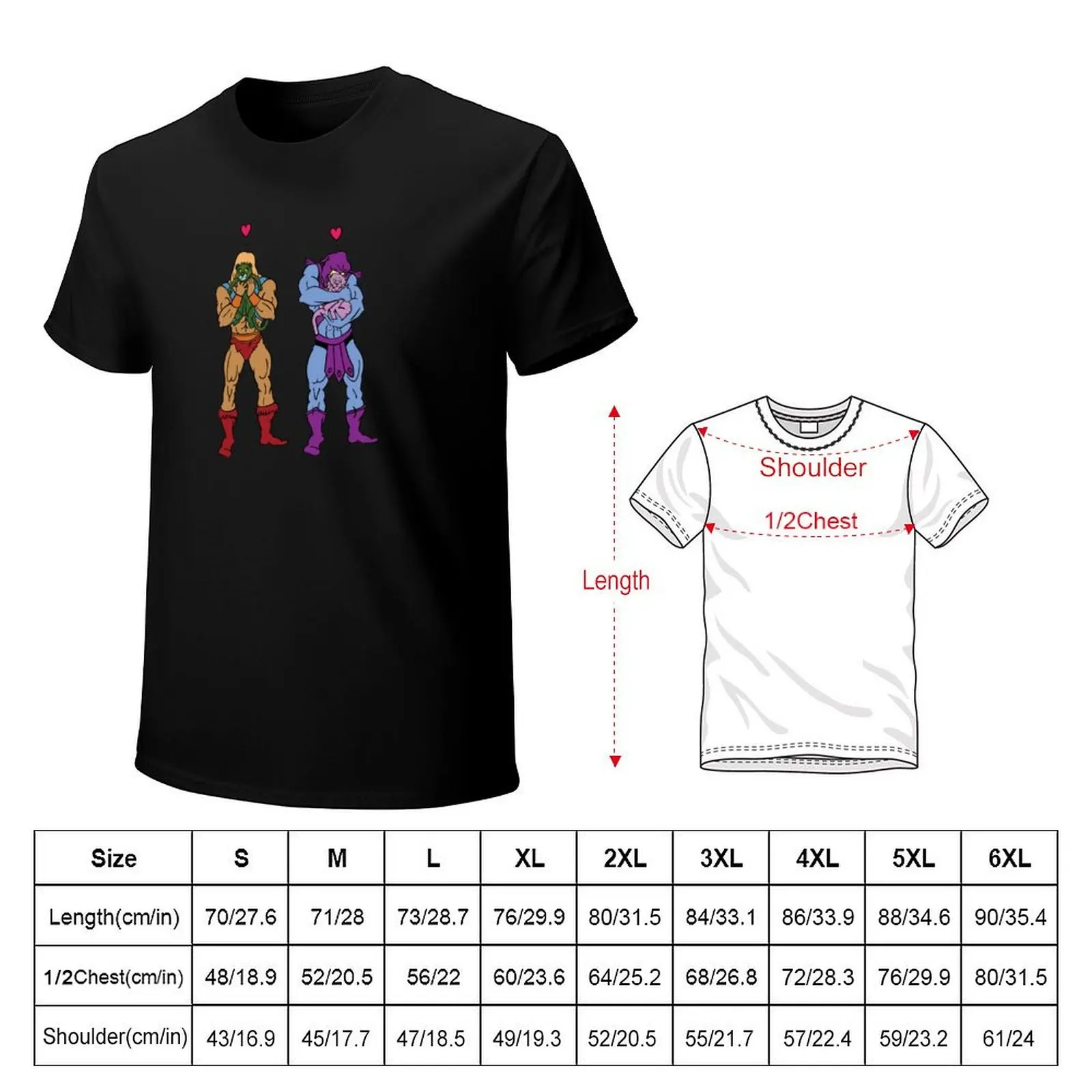 Футболка He-Man and Skeletor Snuggle Break футболки с рисунком уличная одежда для мужчин