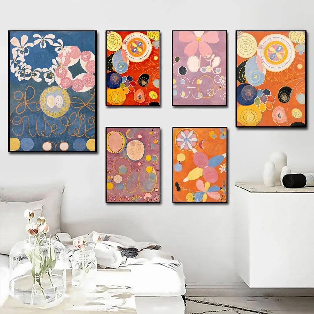 Hilma Af Klint живопись художественный постер настенное искусство домашний декор