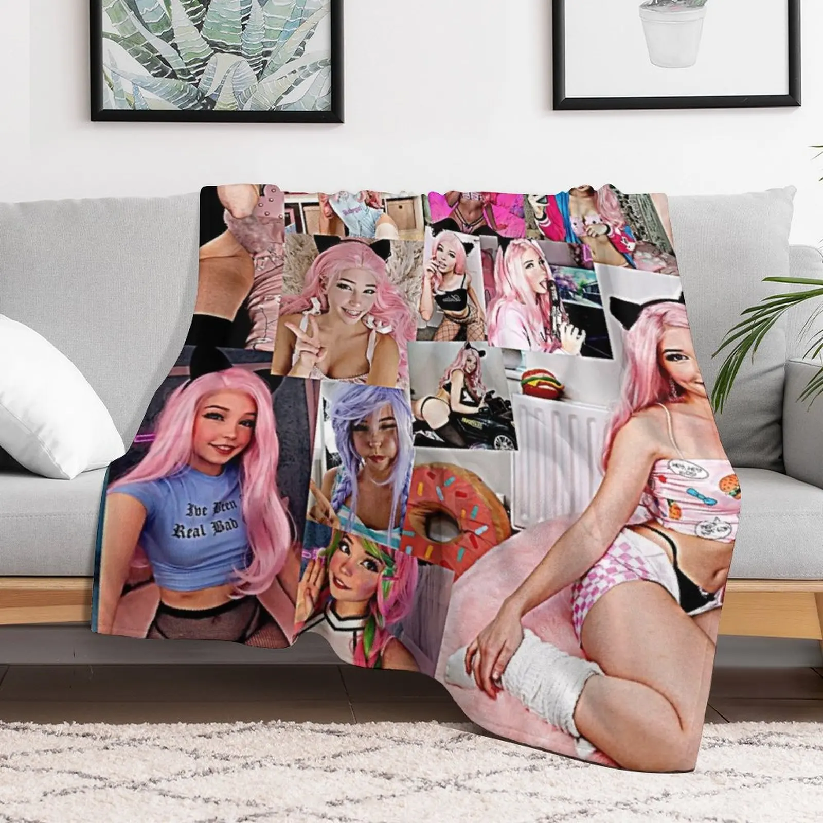 Одеяло Belle Delphine одеяла и пледы для пикника