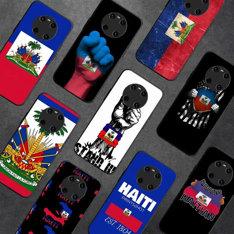 

Haiti Haitian Flag Phone Case for Huawei Y 6 9 7 5 8s prime 2019 2018 enjoy 7 plus
