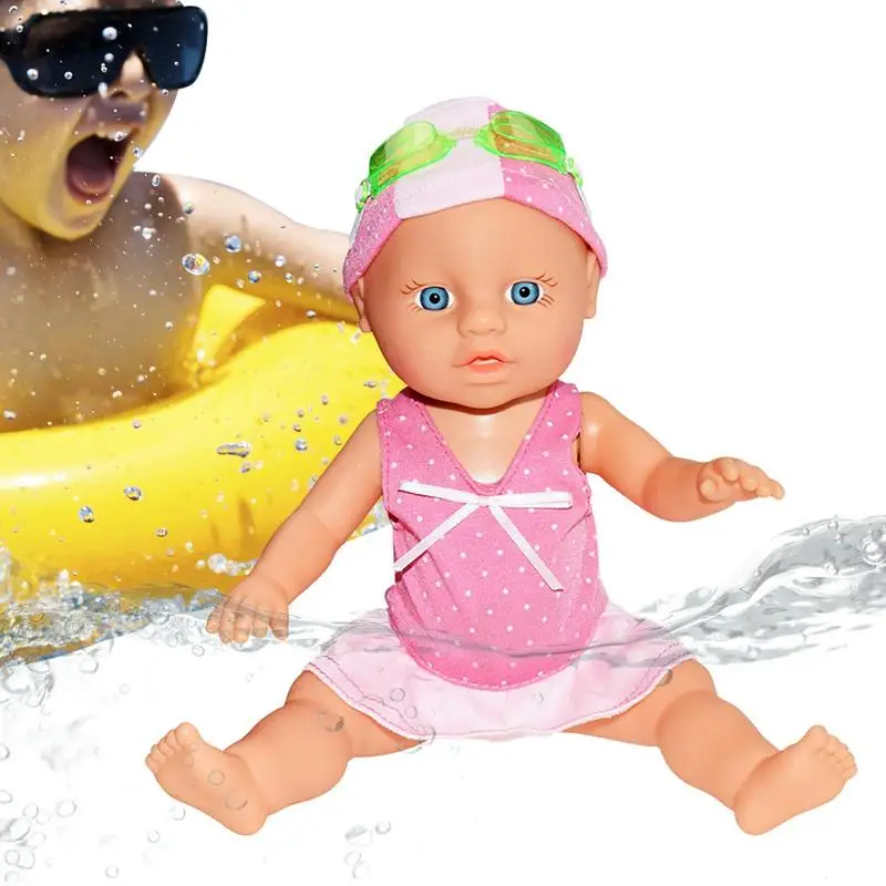 

Cute Electric Swimming Dolls Waterproof Bathtub Pool Swimming Pool Toys For Children Birthday Gifts Joint Movable Dolls