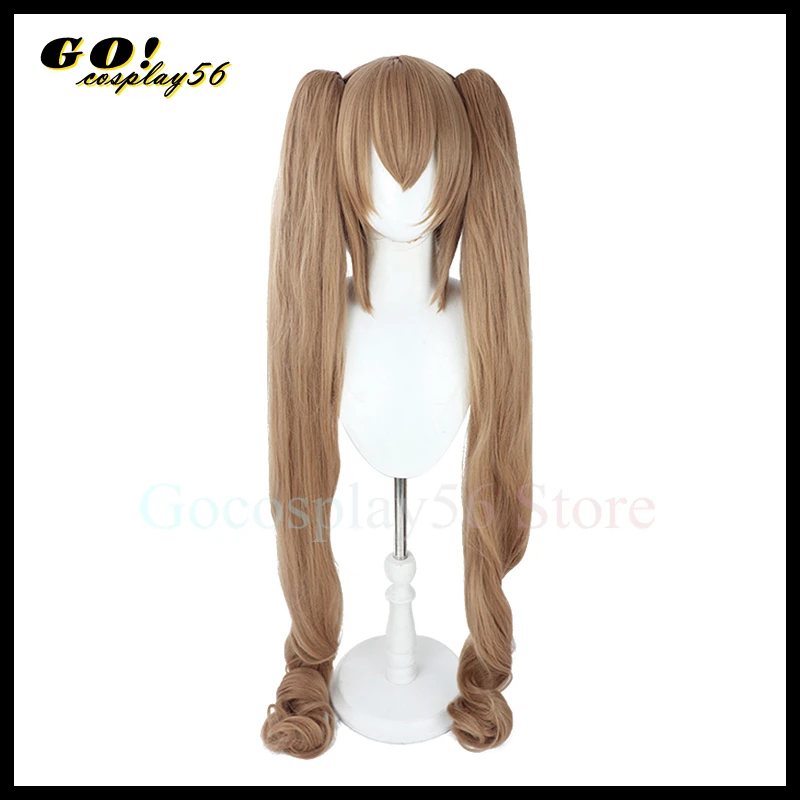 

120cm Long IJN Murasame Cosplay Wig Ponytails Brown Straight Hair Heat Resistant Kantai Collection Role Play Headwear
