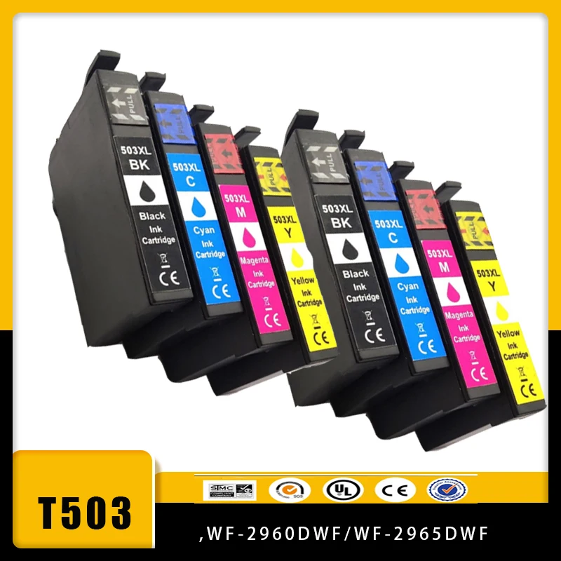 

Vilaxh 503XL T503 Compatible Ink Cartridge 503 XL E503 For Epson XP-5200, WF-2960DWF, WF-2965DWF Printer