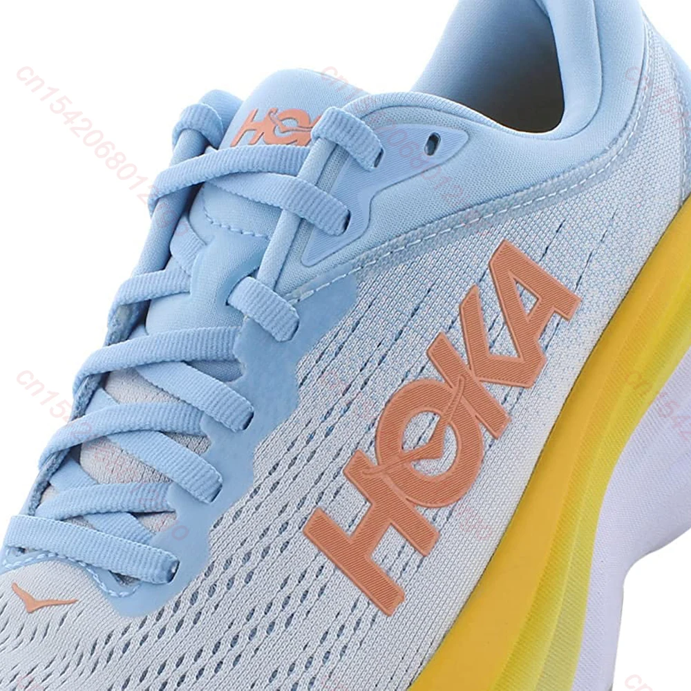 HOKA Bondi 8 Men Sneakers Athletic Sports Running Shoes for Women Breathable Mesh Outdoor Non Slip Casual Walking Gym Male Shoes