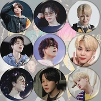 kpop brooches bangtan boys metal pins jimin fashion badge hat clothes accessories backpack jewelry fans decor collection