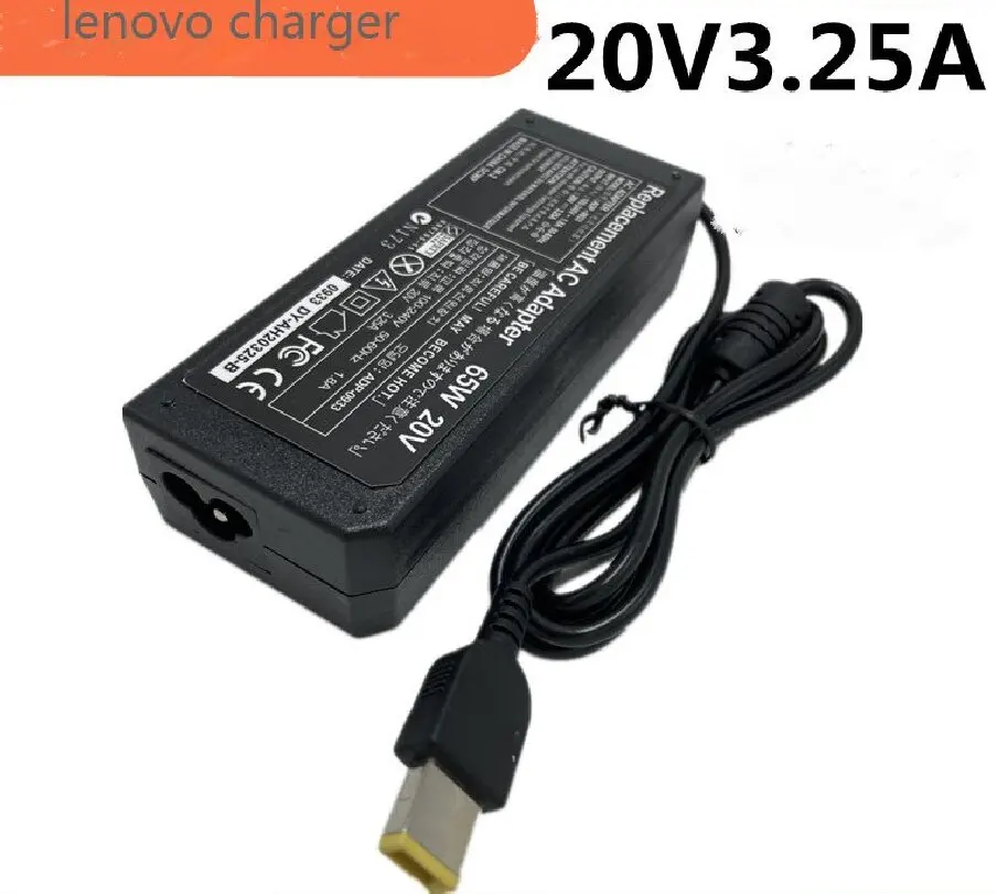 Подходит для ноутбука Lenovo 20V3.25A зарядное устройство Кабель-адаптер питания