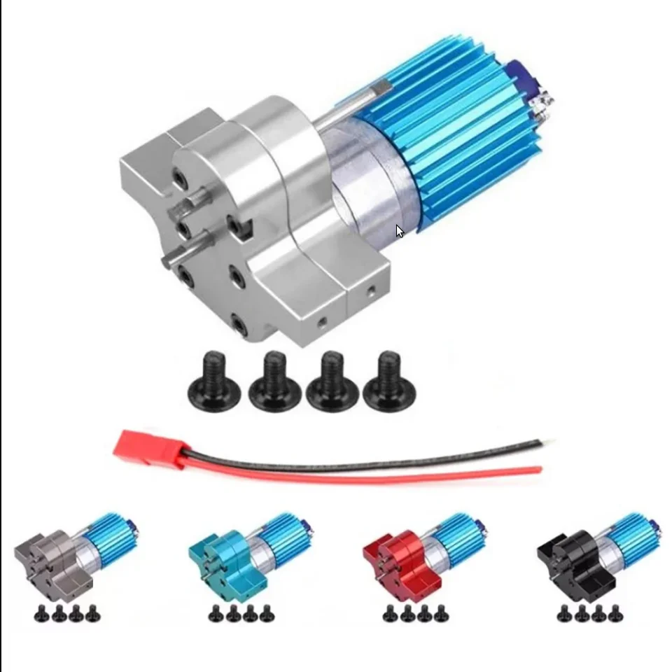 

Metal Transfer GearBox with 370 Brush Motor for WPL B14 B16 B24 B36 C14 C24 JJRC Q60 MN D90 MN99S MN91 Speed Change Upgraded