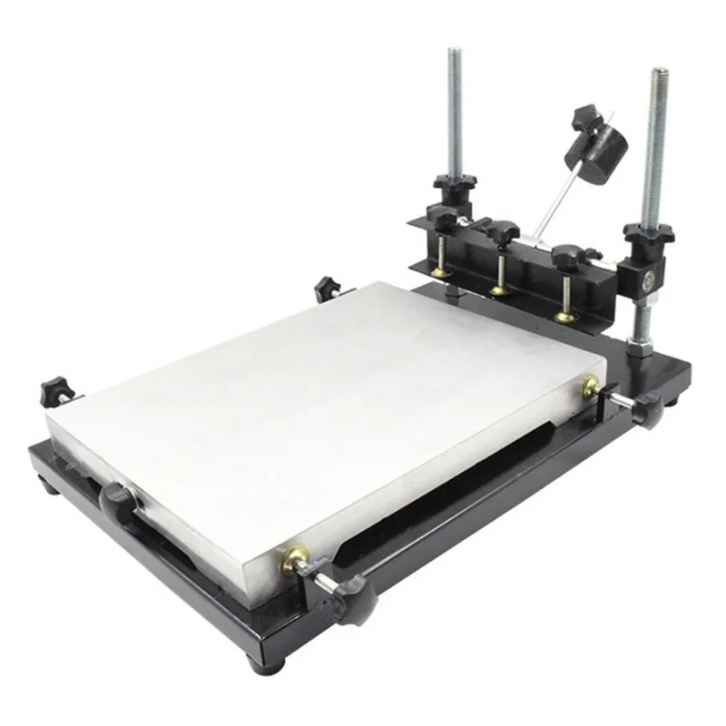 

1pc Single Color Screen Printer Machine T-shirt Screen Printing Machine Flat Printing Press Printing Area 320*440MM
