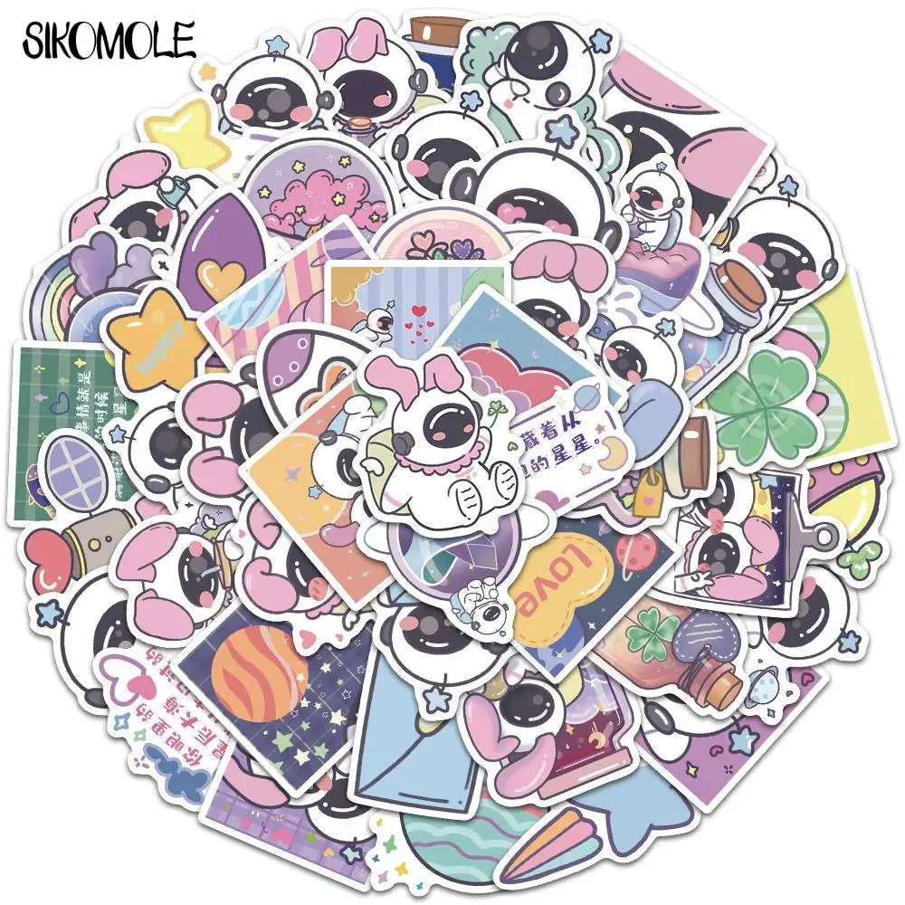 

10/30/50PCS Cartoon Cute Lovely Astronaut Girl Stickers DIY Laptop Luggage Skateboard Suitcase Guitar Graffiti Decals Sticker F5