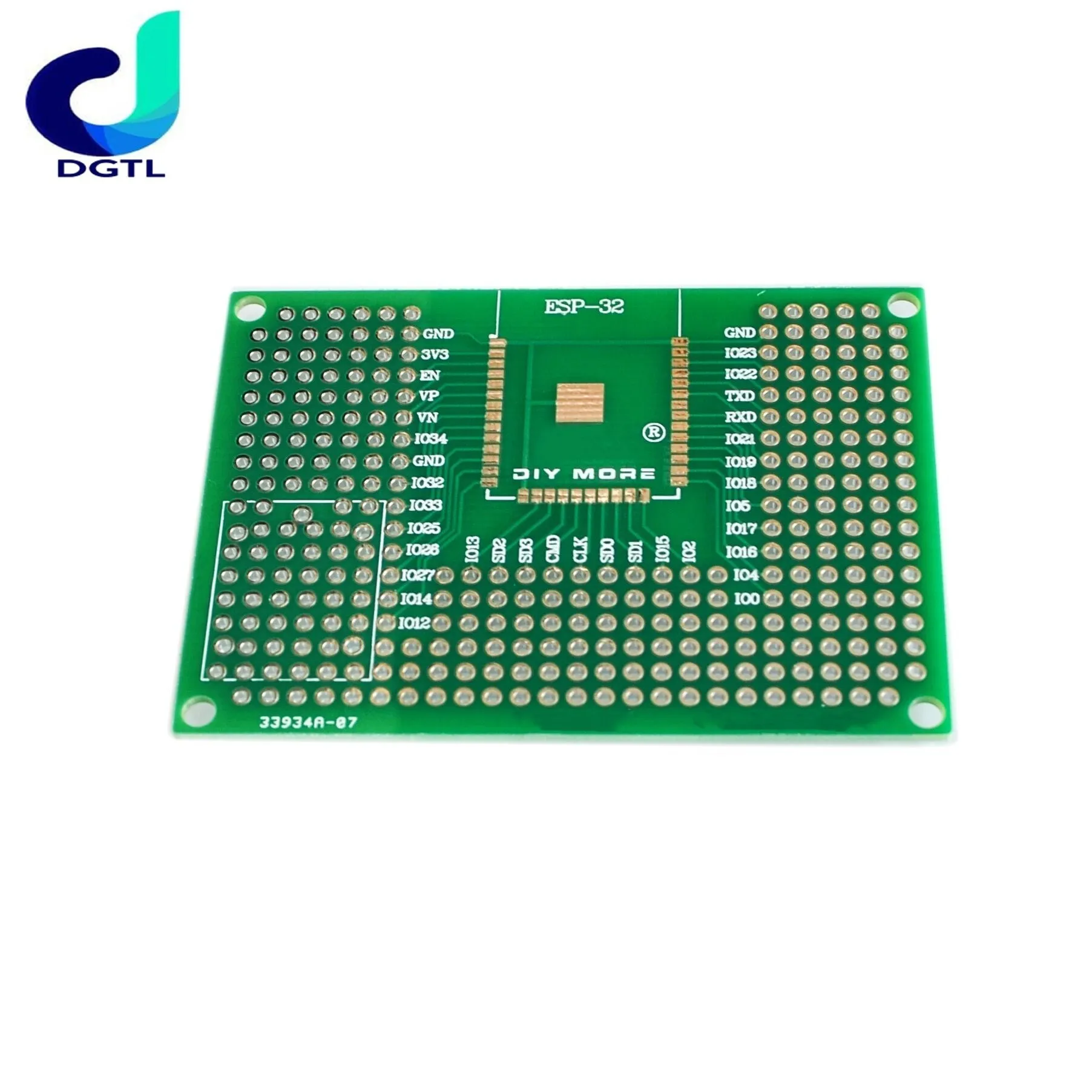 

Двухсторонний прототип печатной платы 5x7 см, материнская плата для Arduino для UNO R3 ESP8266, Wi-Fi лампочка ESP32S esp3250 x 70 мм