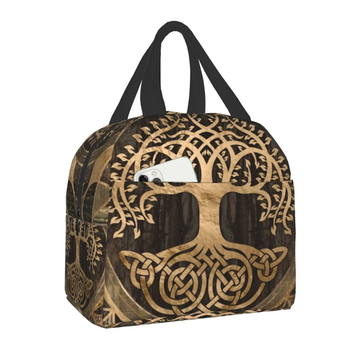 

Tree Of Life Yggdrasil Resuable Lunch Boxes Women Leakproof Viking Norse Cooler Thermal Food Insulated Lunch Bag Office Work