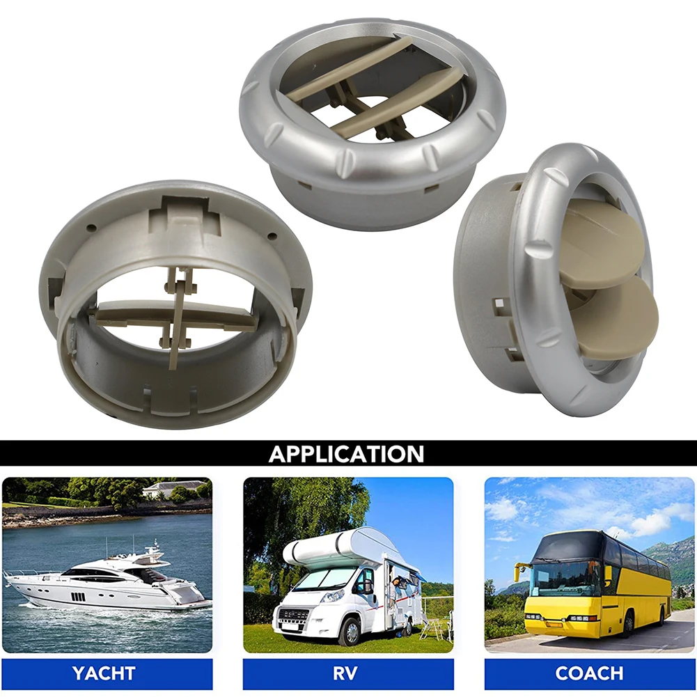 

Вентиляционное отверстие для автомобиля, круглый воздуховод 70 мм, кондиционер для яхты, судовых автофургонов