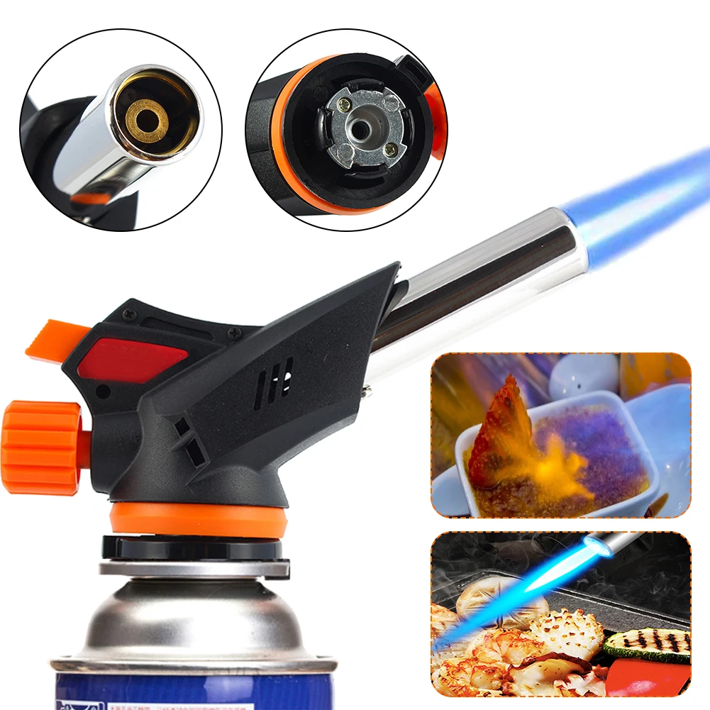 

Портативная инверторная Бутановая горелка, газовый огнемет, Регулируемое пламя, автоматическое зажигание, газовая горелка, уличные Инстру...