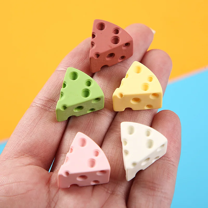 

10 шт. 3D мини красочный чехол для телефона из смолы с сыром, ювелирные изделия, аксессуары «сделай сам», мини-статуэтки, миниатюры кукольного домика, скульптуры, украшения