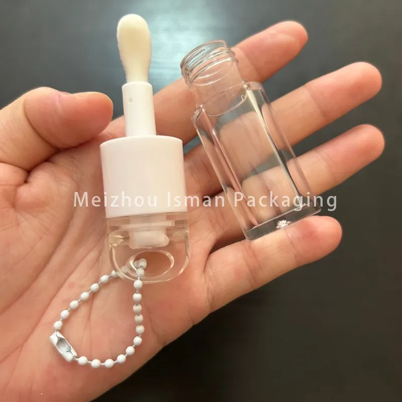 50 шт. 5 мл прозрачный мини-брелок для губной помады