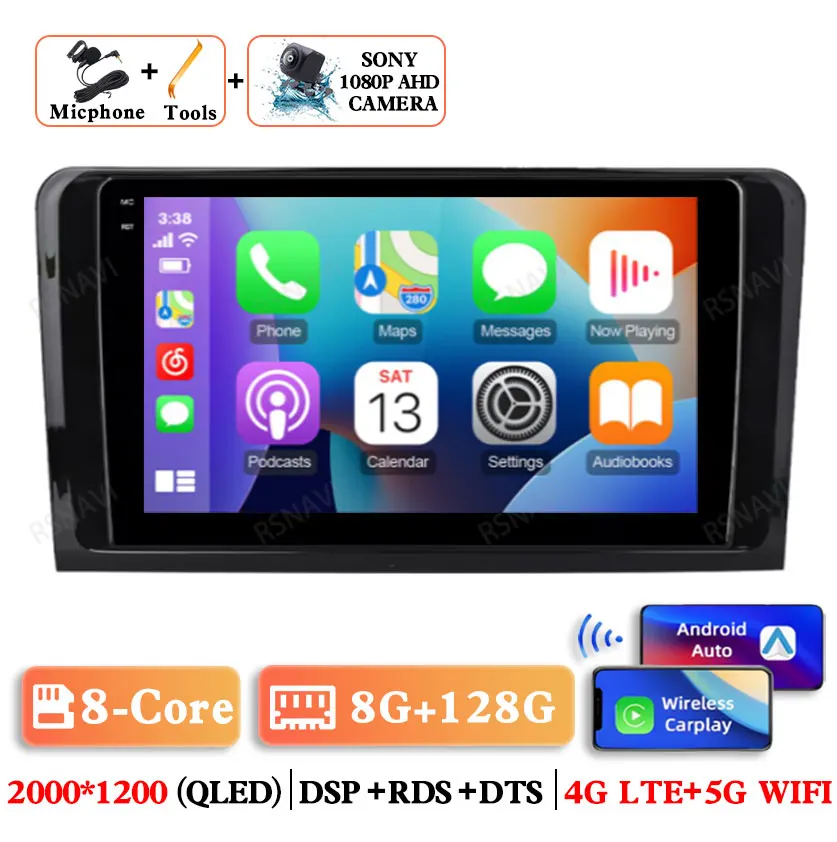 

Автомобильный радиоприемник Android 15 для Benz Mercedes Benz M-Class W164 GL-Class X 164 ML GL 2005-2012, навигация 5G WIFI DSP BT Qualcomm QLED