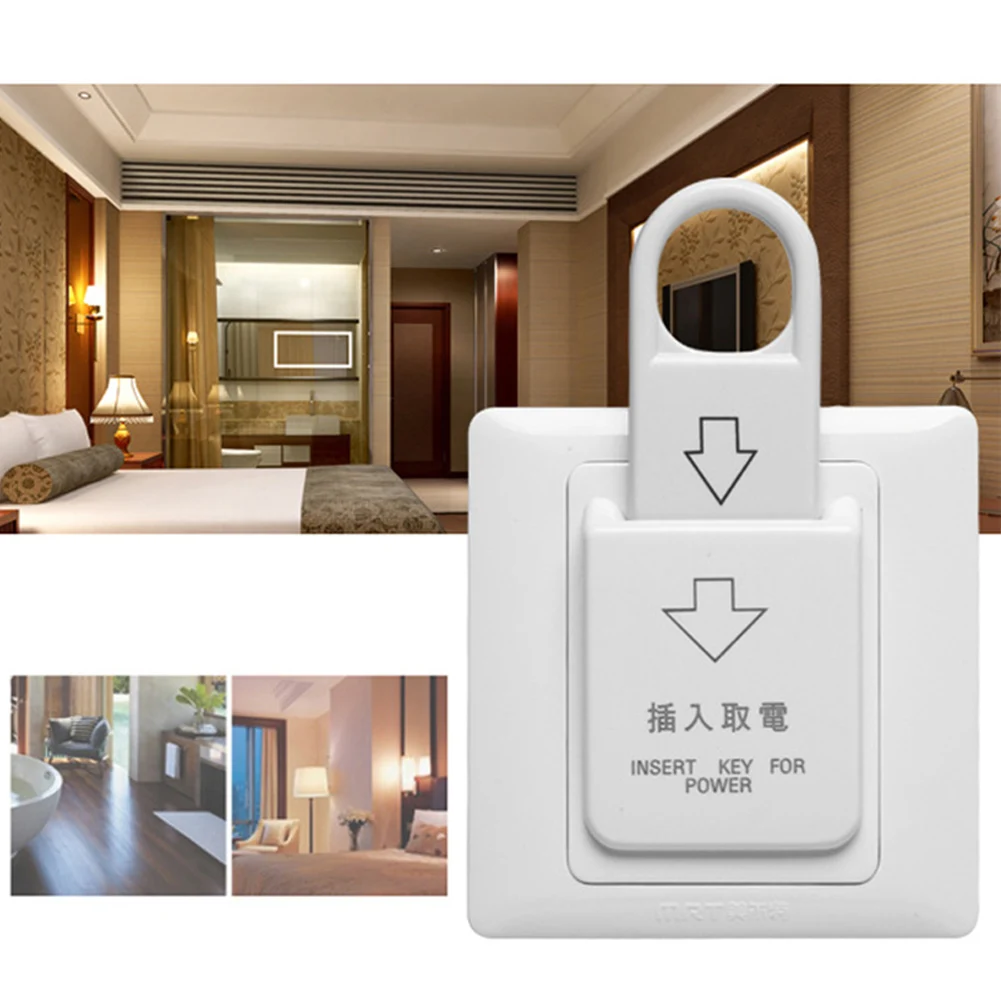 

Switch Intelligent Energy Saving Panel Fireproof Power Key Indoor Magnetic Card Insert On Off Home PC Hotel Smart