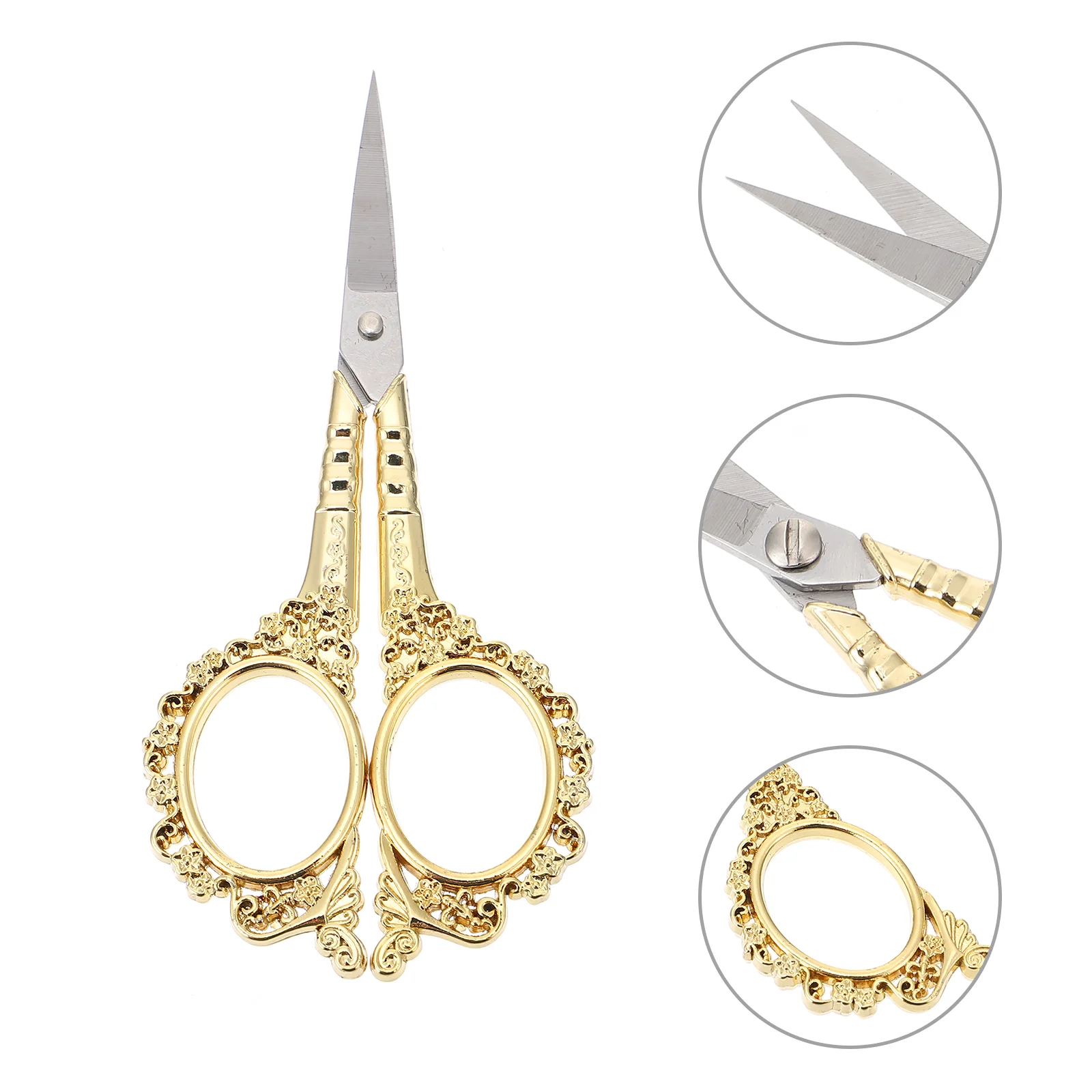 

Швейные ножницы в винтажном стиле, остроконечный триммер, фотоинструмент «сделай сам»