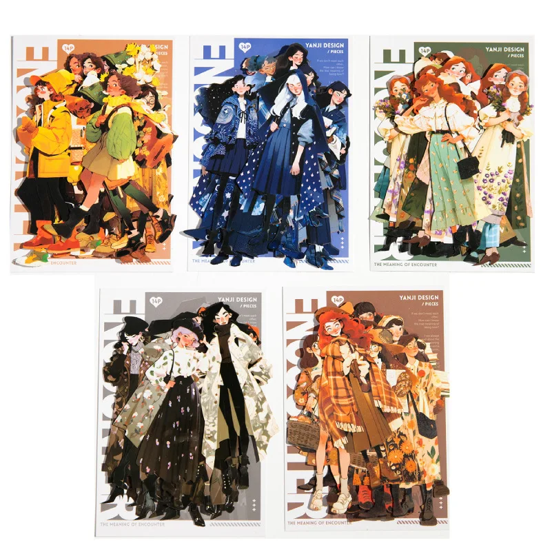 

Набор стикеров JIANWU Meaning of Encounter