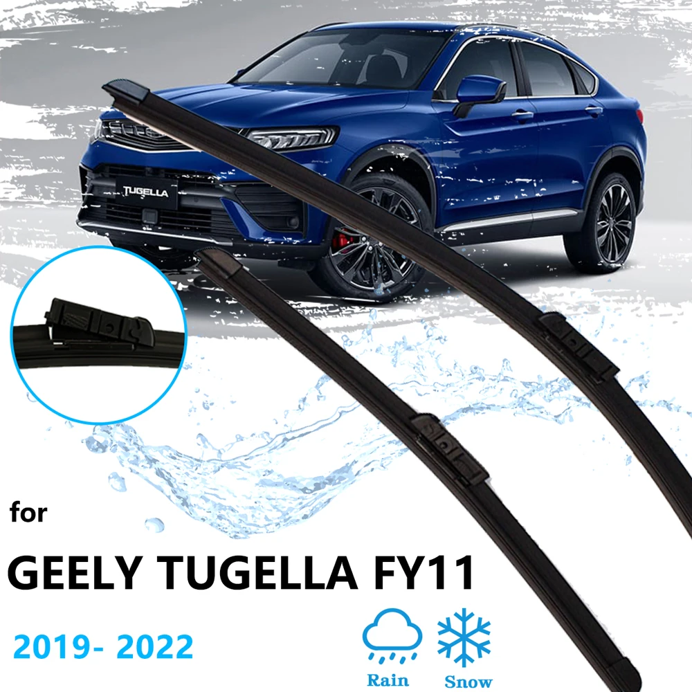 

For Geely Tugella FY11 Xingyue 2019 2020 2021 2022 Frameless Wiper Blades Rubber Windows Arm Car Accessory Cleaning High Quality