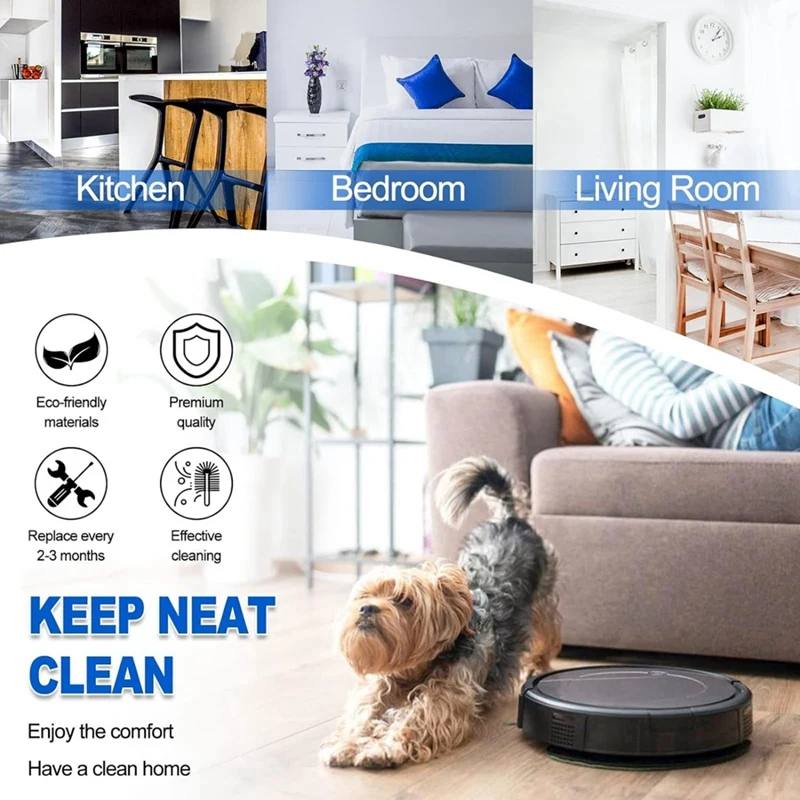 Комплект запасных частей для ECOVACS DEEBOT OZMO T8 AIVI N8 Pro Plus запасные части