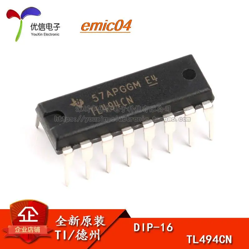 

10 шт., Оригинальные запасные части TL494CN DIP-16