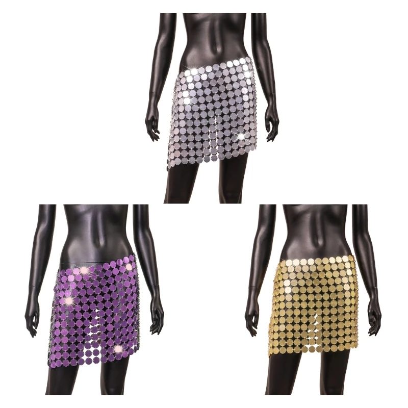 

H9ED Womens Summer See Through Sexy Mini Skirt A-Line Streetwear Skirts Mini Skirts Night Out Party