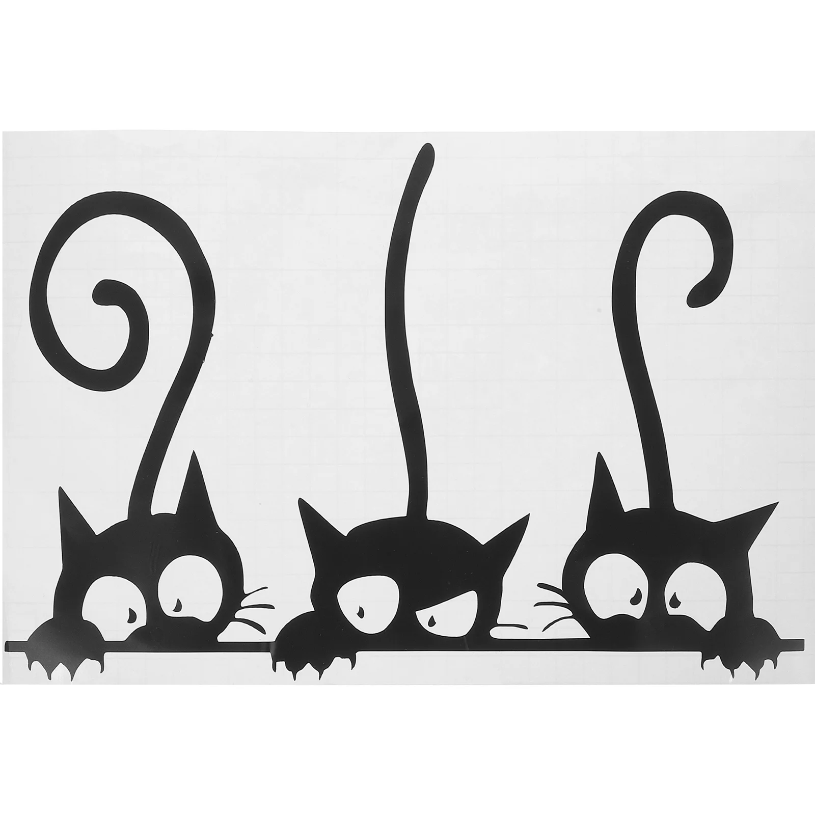

Wall Stickers Cat Decals Three Decal Cats Removable Decorative Wallpaper Animal Sticker Adhesive Self Murals Kids Wallstickers