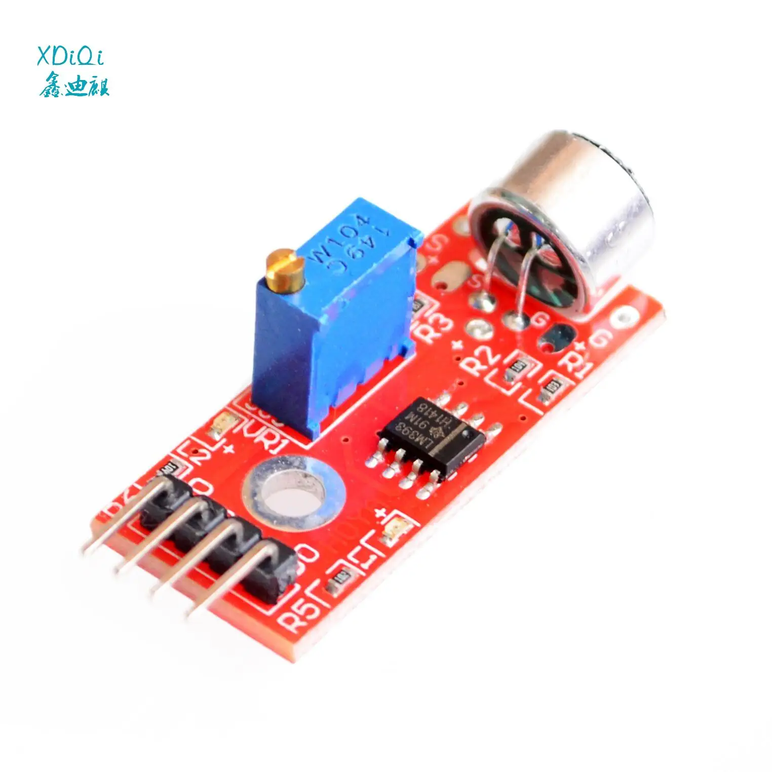 

KY-037 New 4pin Voice Sound Detection Sensor Module Microphone Transmitter Smart Robot Car for arduino DIY Kit