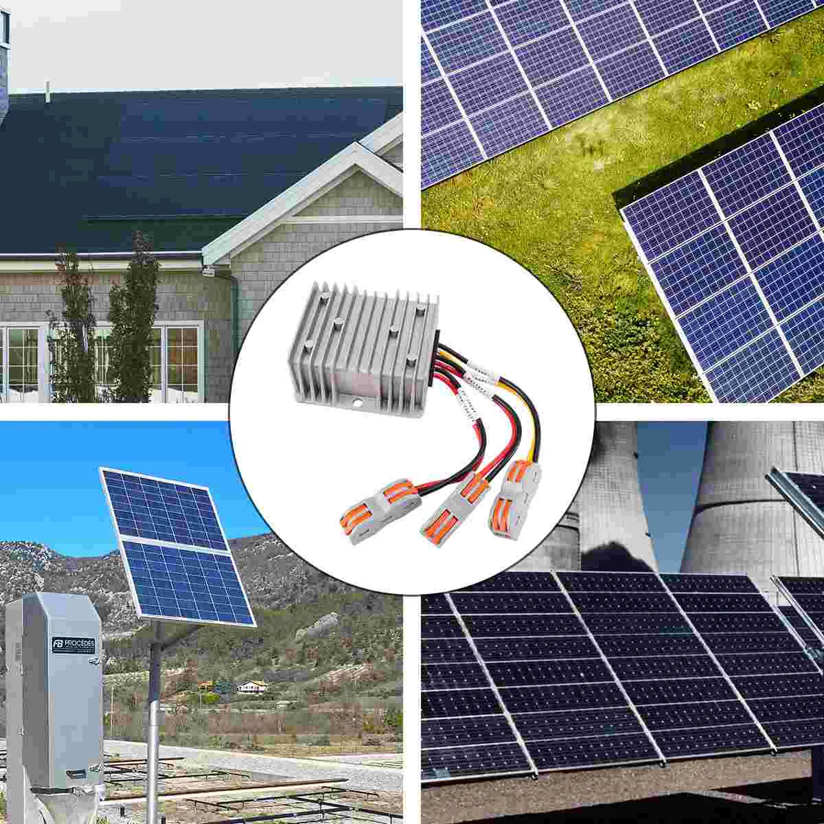 

MPPT Solar Charge Controller 138V Negative Grounded Solar Charge Controller for Load Timer Setting