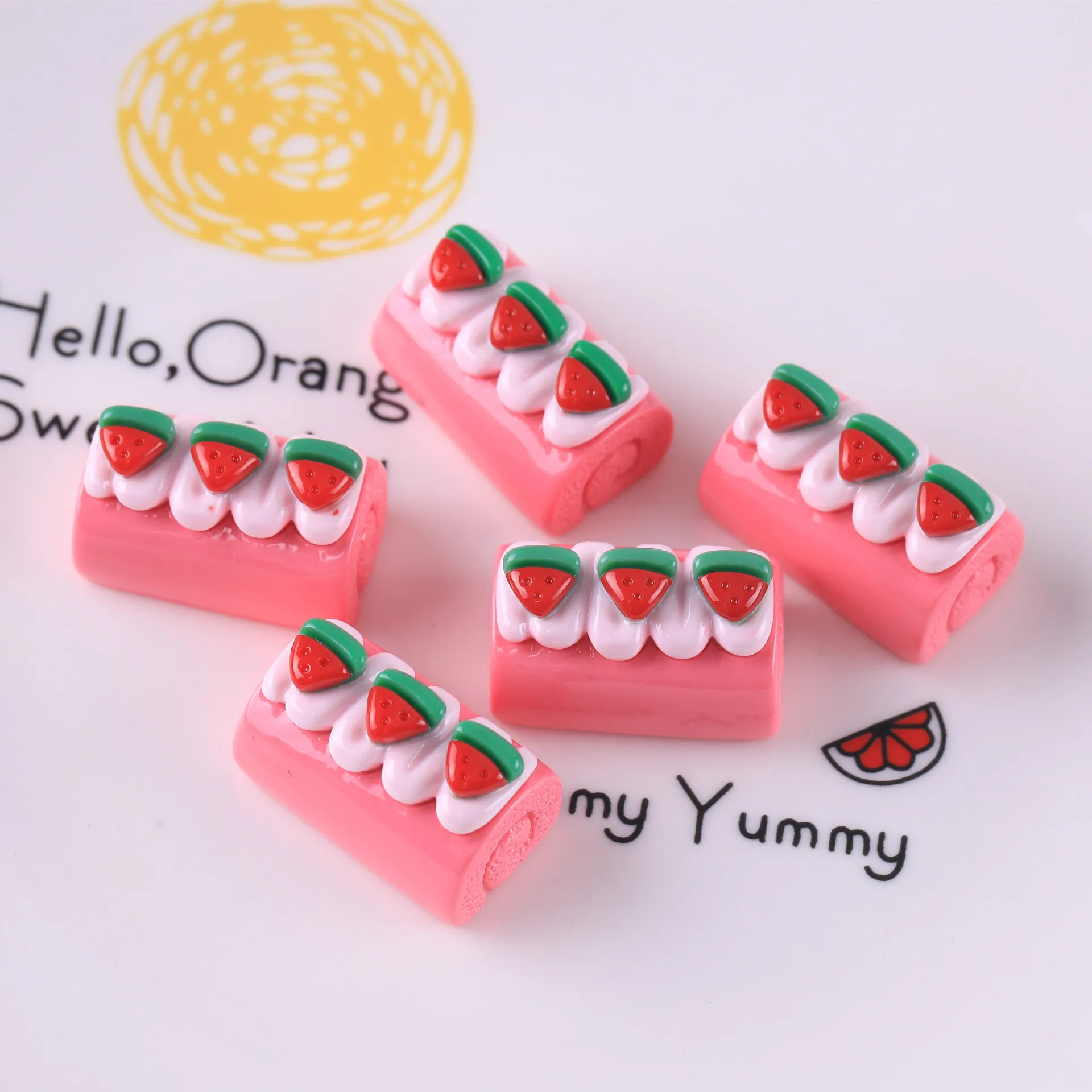 

Набор мини-рулонов для торта из смолы 6 шт.