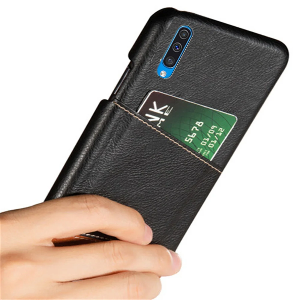 

Wallet Case For Samsung Galaxy A50 A70 2019 Case Card Slot Holder Mixed Splice PU Leather Cover For Samsung A70 A705F A50 A505F