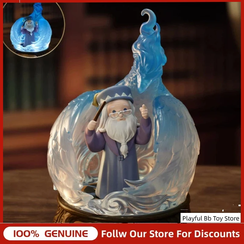 Фото Оригинальная фигурка из серии Pop Mart Harry Potter Patronus, коллекционная игрушка-кукла, таинственная коробка с праздничной тематикой для поклонников. №3