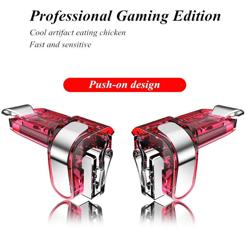 

M7 Mobile Phone PUBG Game Controller Gamepad Joystick L1 R1 Free Fire Shooting Metal Key Button Trigger Gamepad for IOS Android