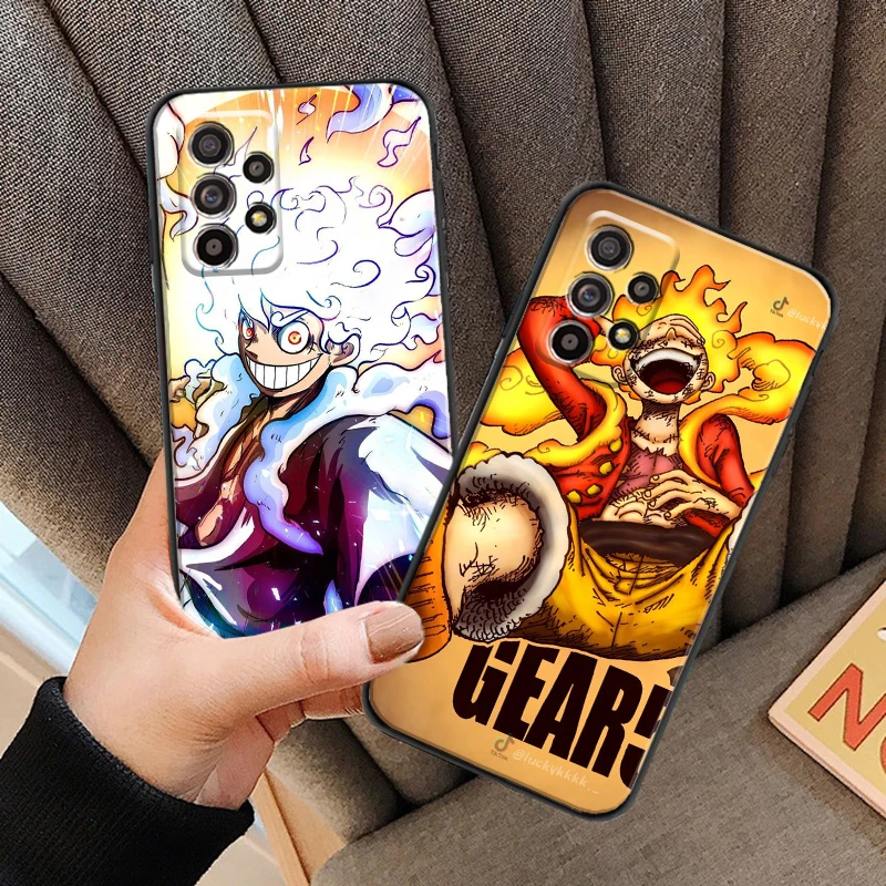 

NARUTO ONE PIECE For Samsung M11 M12 Phone Case Funda Liquid Silicon Back Soft Silicone Cover Coque Carcasa