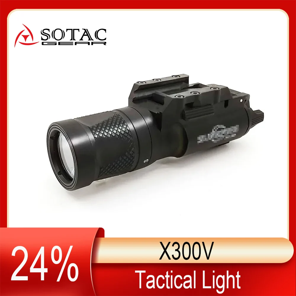 

SOTAC-GEAR Охотничий Тактический светильник X300V, вссветильник с двумя выходами, страйкбольный пистолет, вссветильник, стробоскосветильник, бела...
