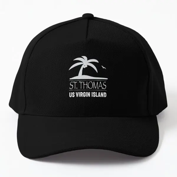 

St Thomas Us Virgin Island Baseball Cap Hat Czapka Snapback Solid Color Sport Black Printed Sun Outdoor Spring Casquette Boys