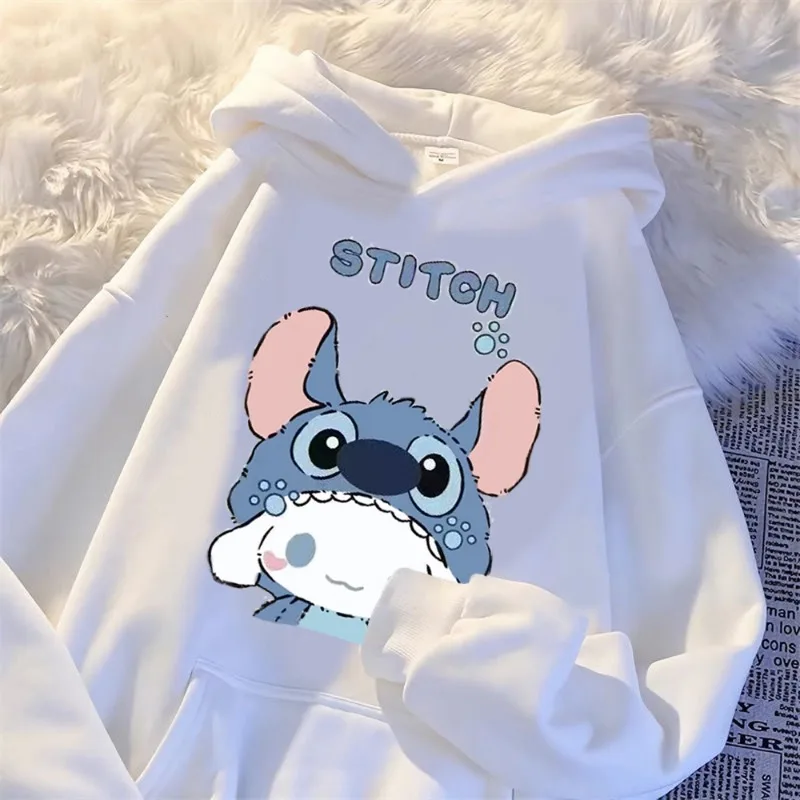 

Новинка 2023, кавайное аниме Sanrio Cinnamoroll, милое мультяшное худи для косплея с принтом осень-зима, из чистого хлопка, плюшевое теплое худи с капюшоном