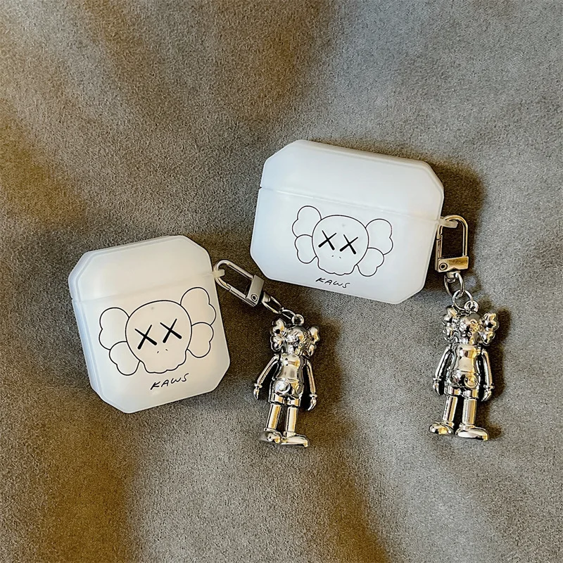 

White Diamond Cartoon Pendant Earphone Case Apple AirPods 2 Case Cover AirPods Pro Case IPhone Earbuds Accessories AirPod Case