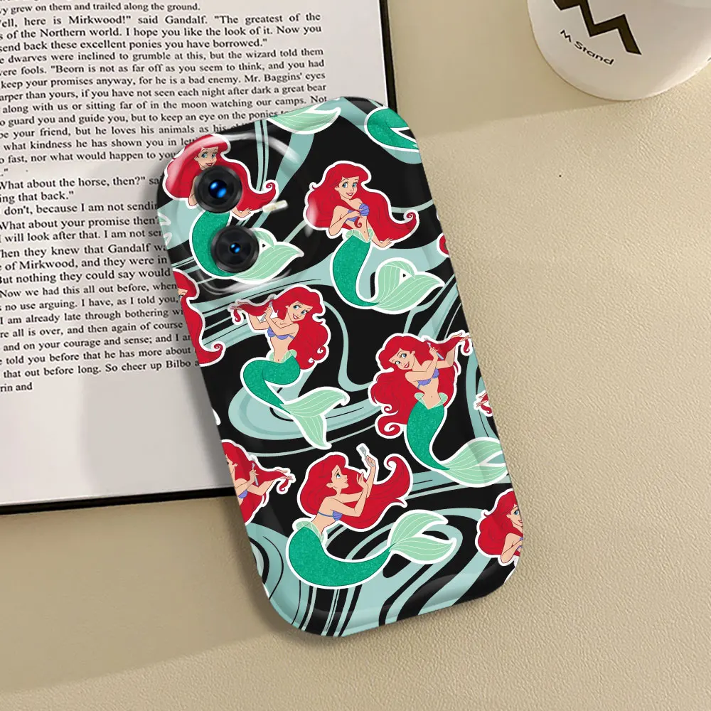 Чехол с 3D рисунком маленькая Русалочка Ариэль для VIVO Y100 Y93 Y91 Y85 Y78 Y77 Y76 Y73 Y50 Y36 Y35 Y28