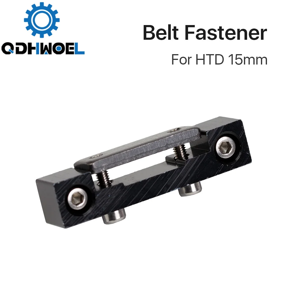 

QDHWOEL E-series Belt Fastener For Width 15mm Open-Ended Timing Belt Transmission For X/Y Axis Hardware Tools Machine Parts