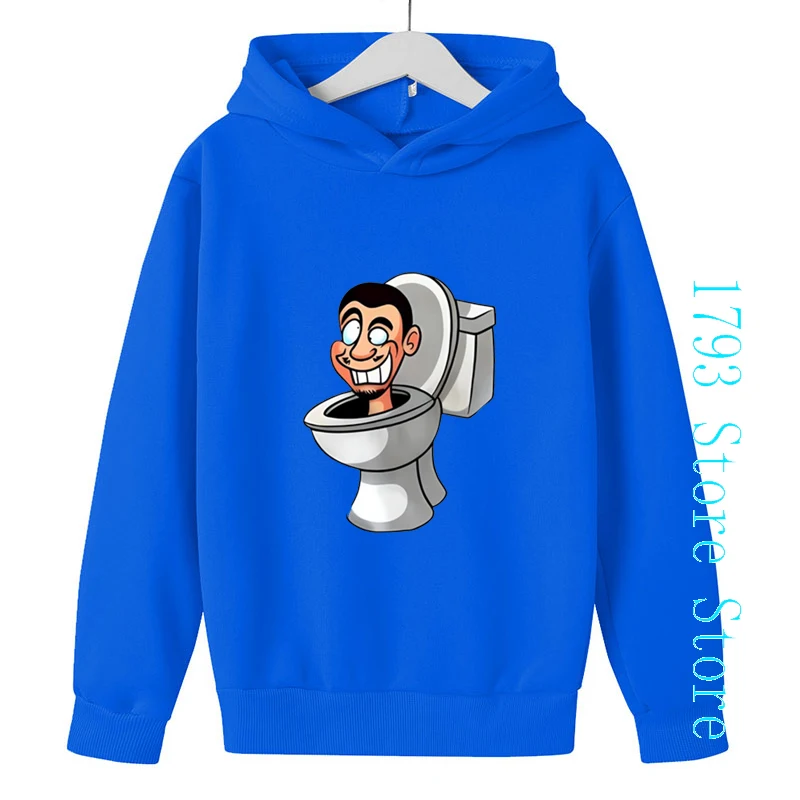 

Game Skibidi Toilet Kids Hoodie Sweatshirt Speakerman TV Man Boys Girls Sport Sweater Cosplay Costume Children Pullovers Tops